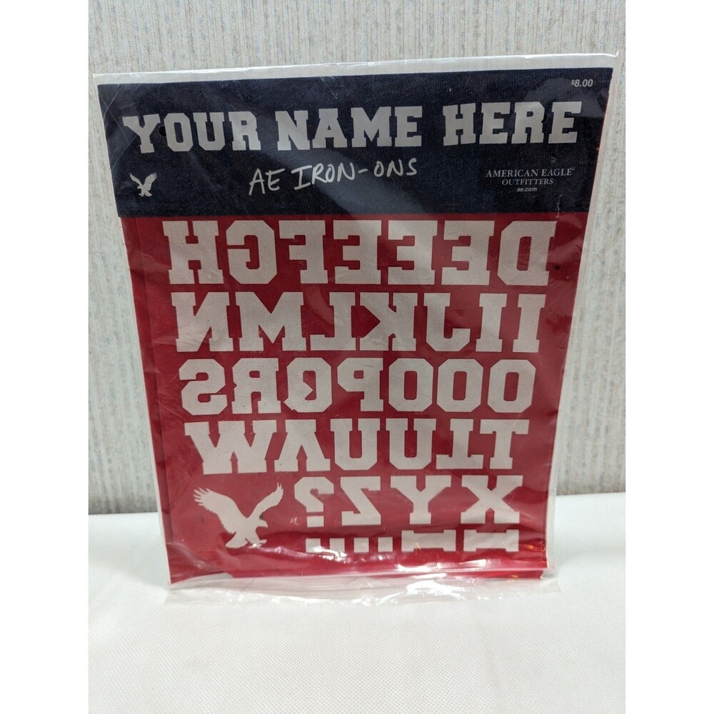American Eagle Outfitters Iron Ons Alphabet Letters New In Package